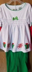 3T Christmas / Holiday 2 piece outfit.